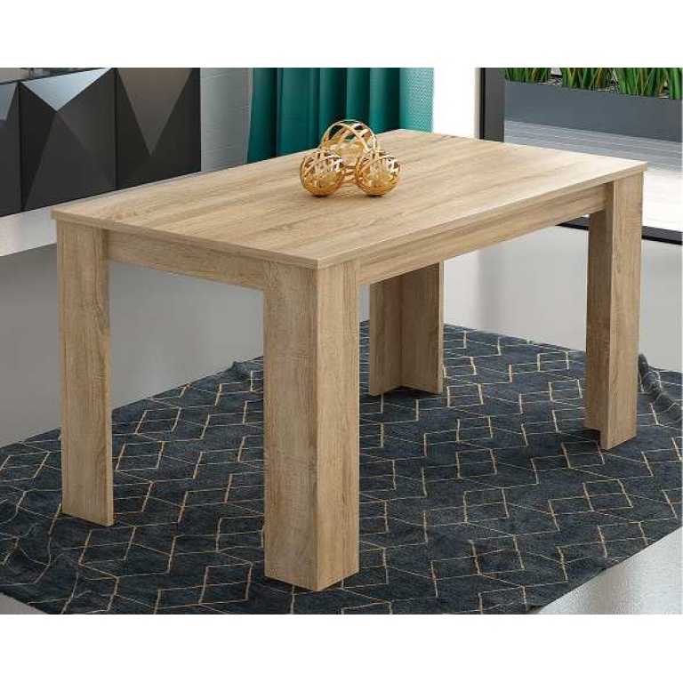 mesa de comedor fija berta de madera color cambrian