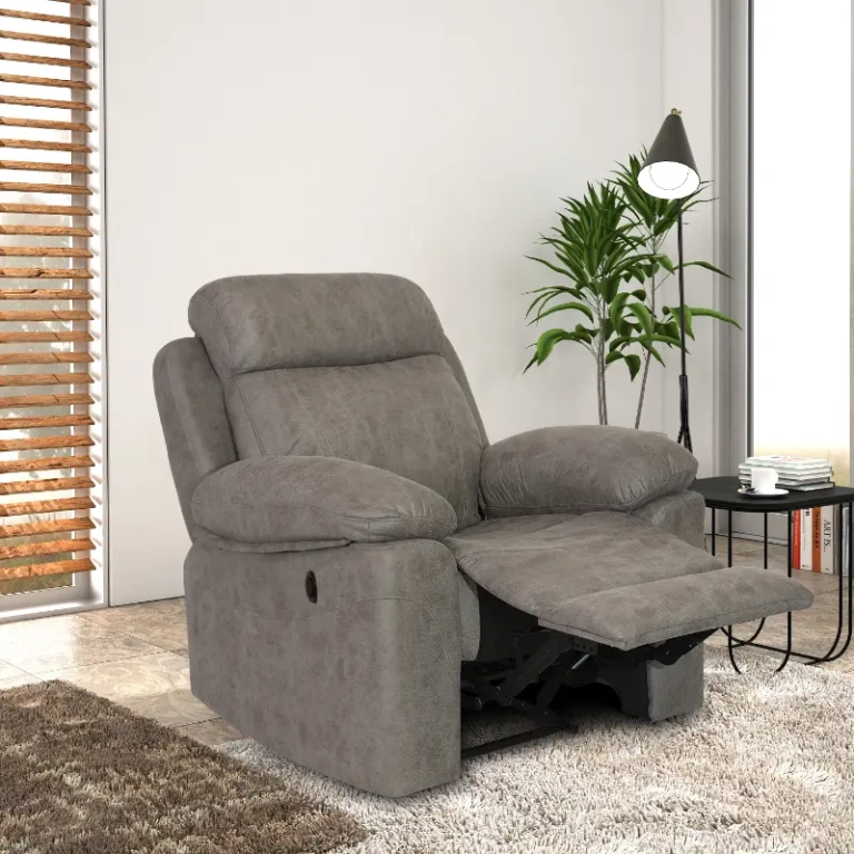 Sillón Relax Menfis Deluxe en color cemento