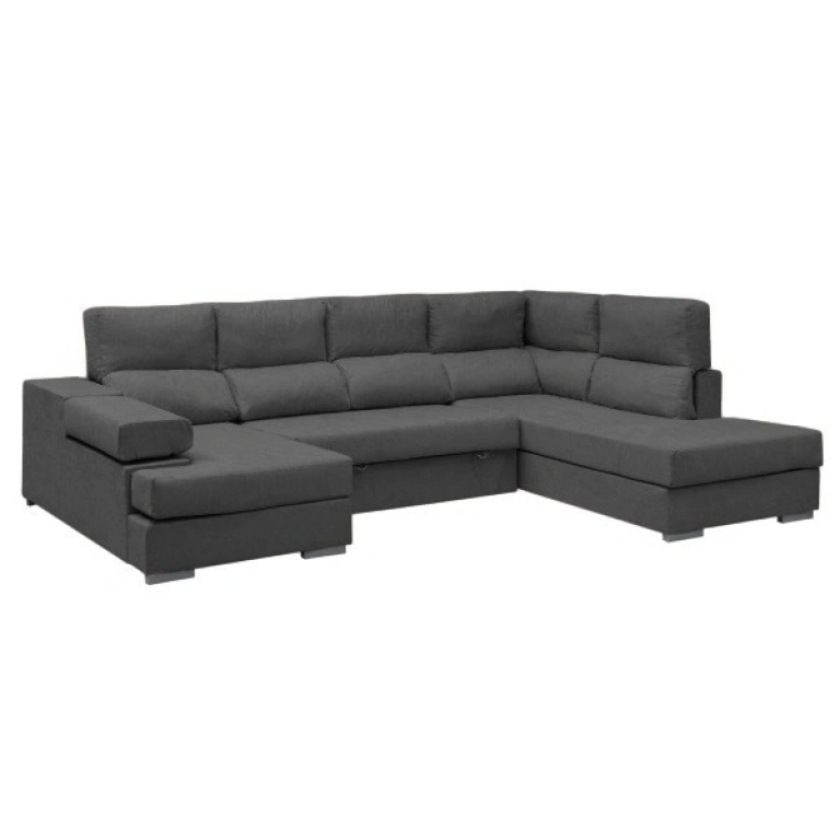 chaiselongue rinconera cama Alicante tapizada en Nevada 17