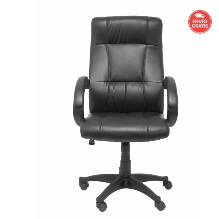 Sillón Munera similpiel negro ergonómico para oficina
