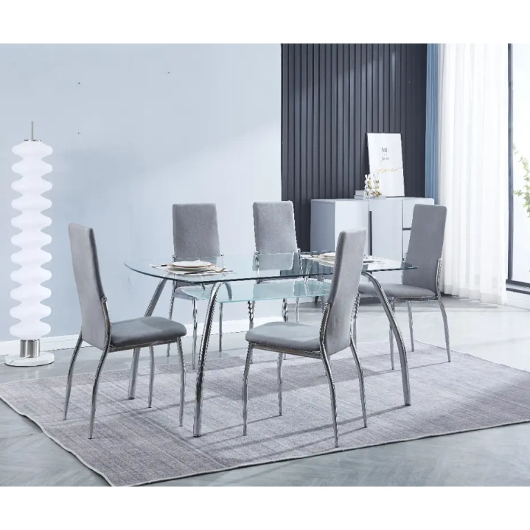 Conjunto mesa San con 6 sillas Sakura marengo