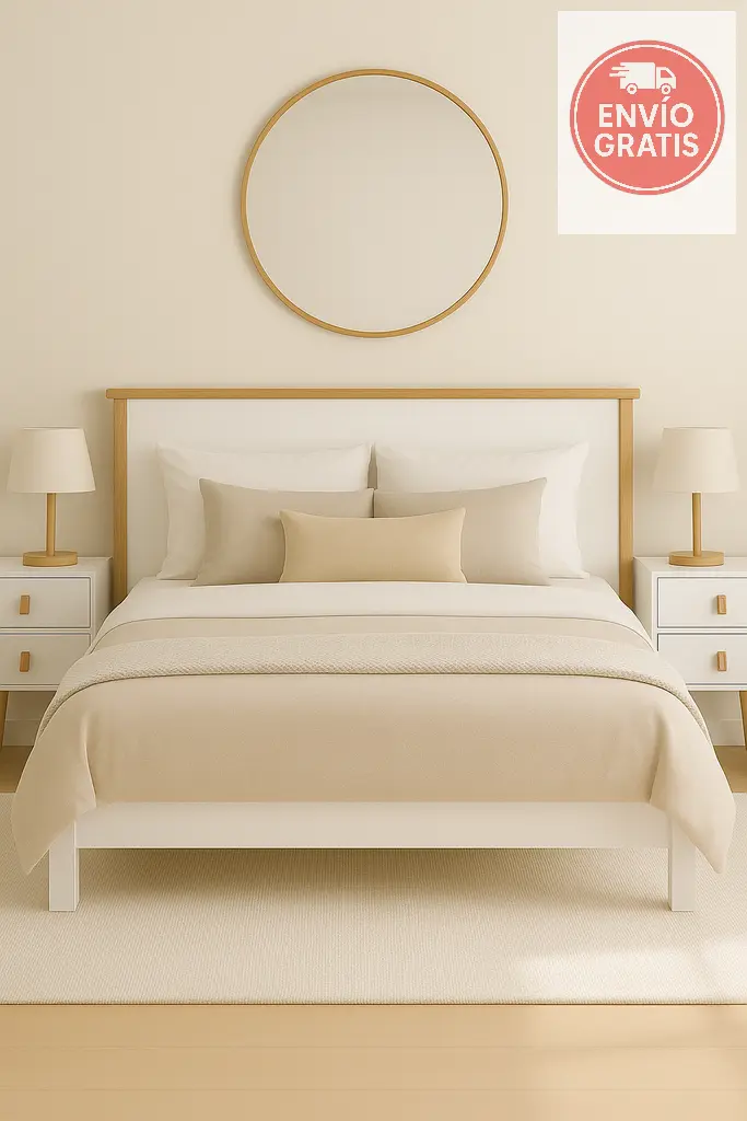 cabecero-y-dos-mesitas-anzio Cabecero y dos mesitas Anzio en blanco y madera natural