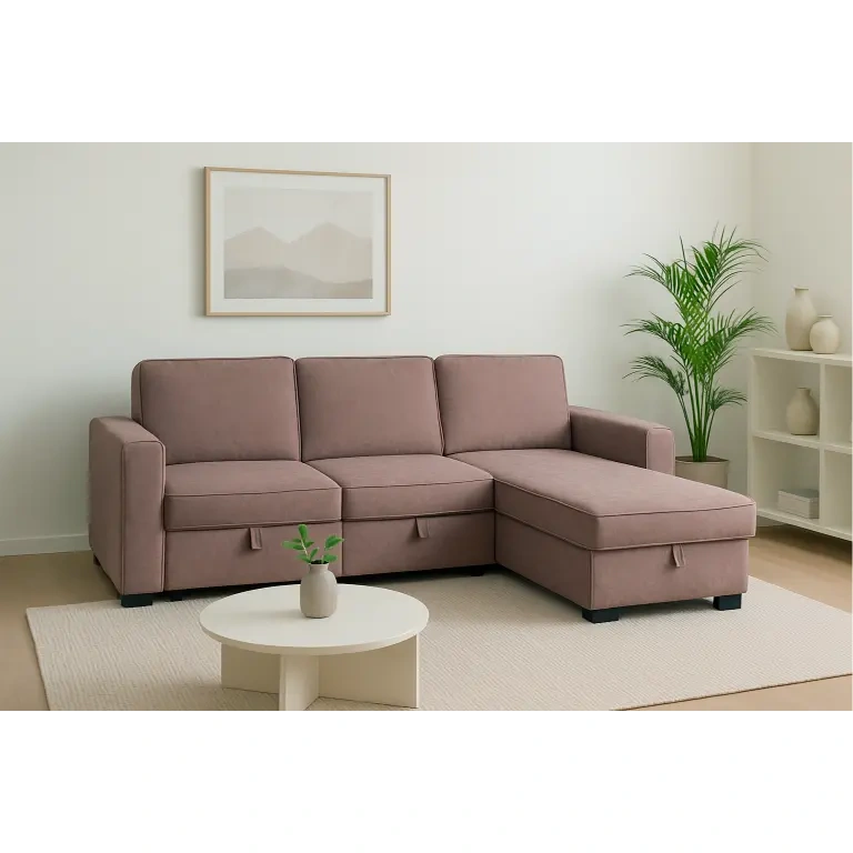 Chaiselongue cama Nepal convertible en cama con arcón