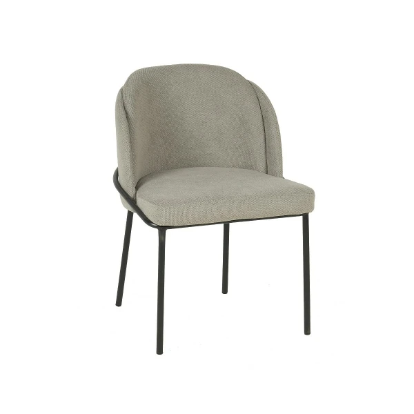 sillon-candela-tapizado-tela-antimanchas-gris Sillón Candela color gris con estructura negra