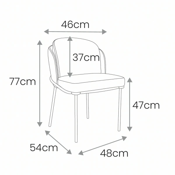 sillon-candela-tapizado-tela-antimanchas-medidas medidas Sillón Candela tapizado en tela resistente al agua