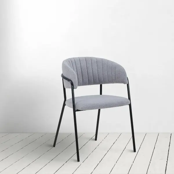 sillon-leonor-gris Sillón Leonor tapizado gris