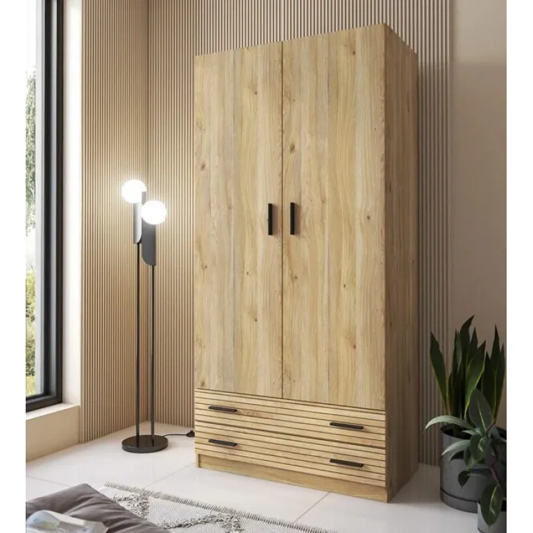 Armario Rapid 2 Puertas y 2 Cajones color Mauvella.