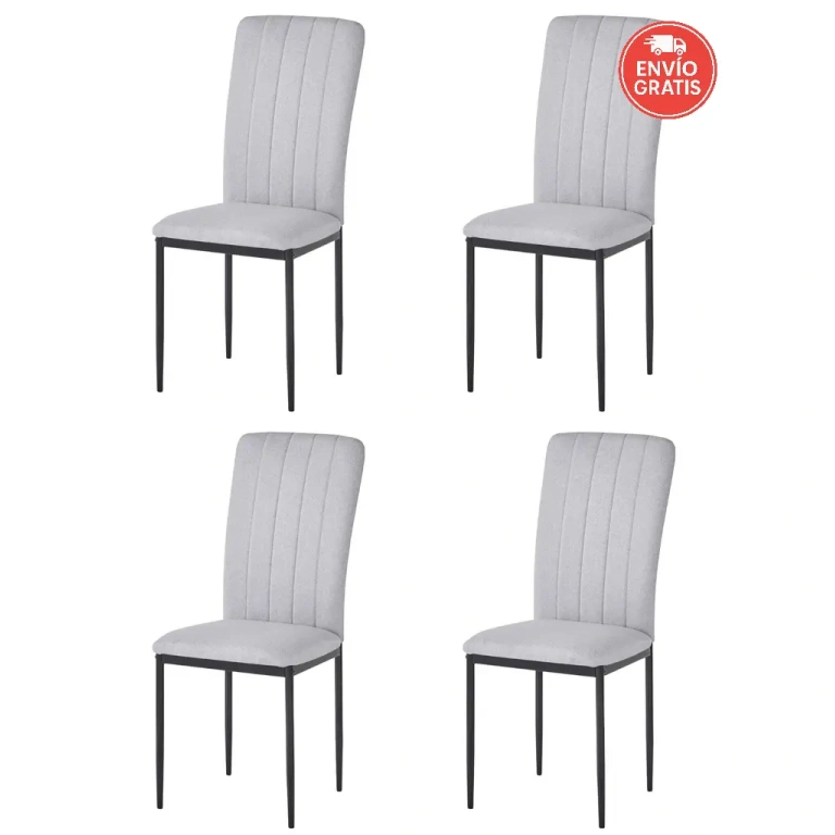 pack-4-sillas-trenton gris ceniza con patas de madera