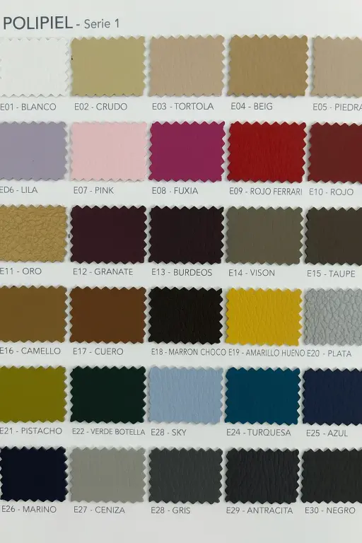 carta-colores-polipiel-canape carta de colores de pilipiel para canape abatible tapizado
