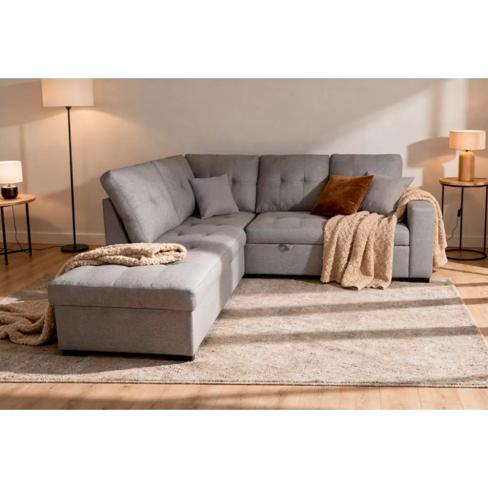 chaise-longue-cama-isis chaise longue cama isis en color gris y con apertura frontal