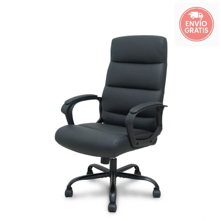 Sillón de dirección Opti545 negro similpiel para oficina o despacho
