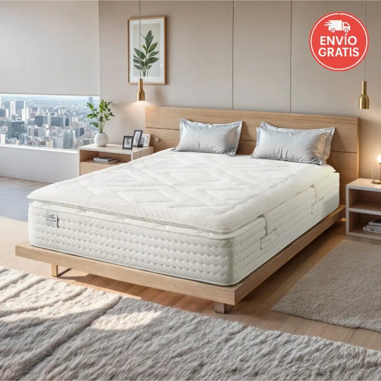 colchón de muelles ensacados Top Elysium con topper desmontable Muebles Juvial