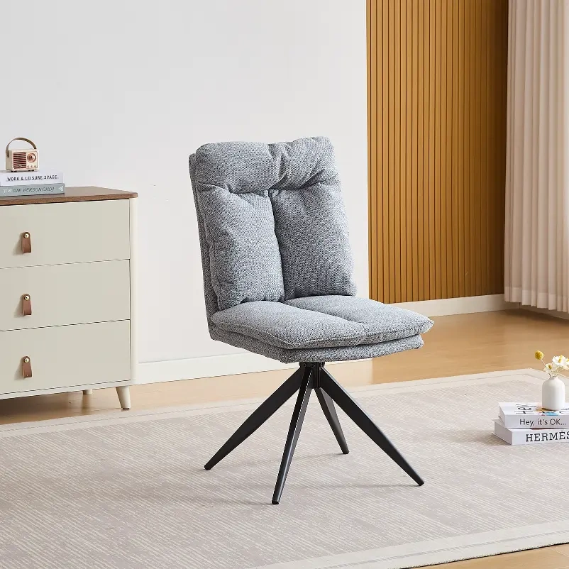 silla-comedor-shelton-gris (1) sillas comedor Shelton color gris patas negras respaldo alto Muebles Juvial
