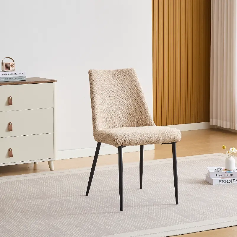 sillas-comedor-patas-negras-morgan-beige sillas comedor patas negras Morgan tapizado beige Muebles Juvial